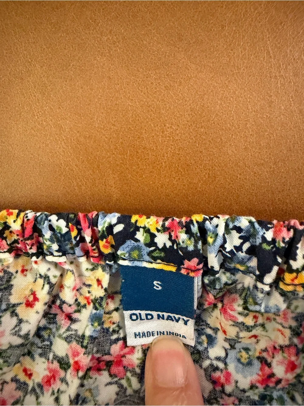 Old Navy Floral Puff-Sleeve Women’s Top - Multi